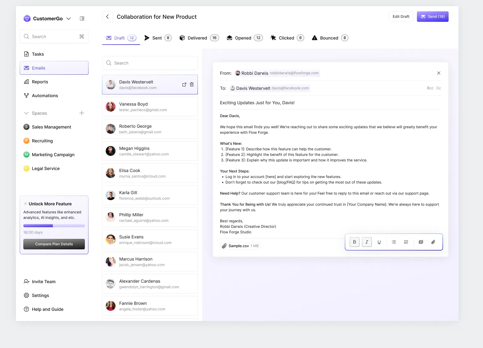 Email Management Screenshot 4