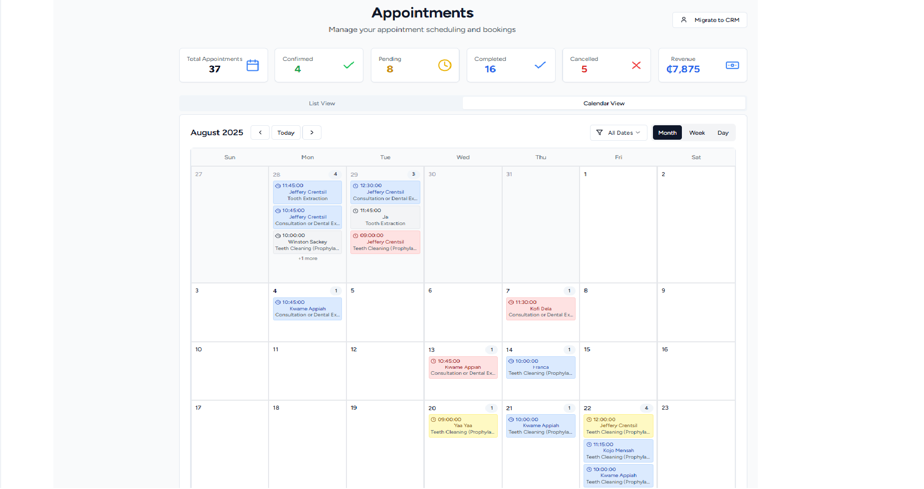Razorbill CRM Screenshot 1