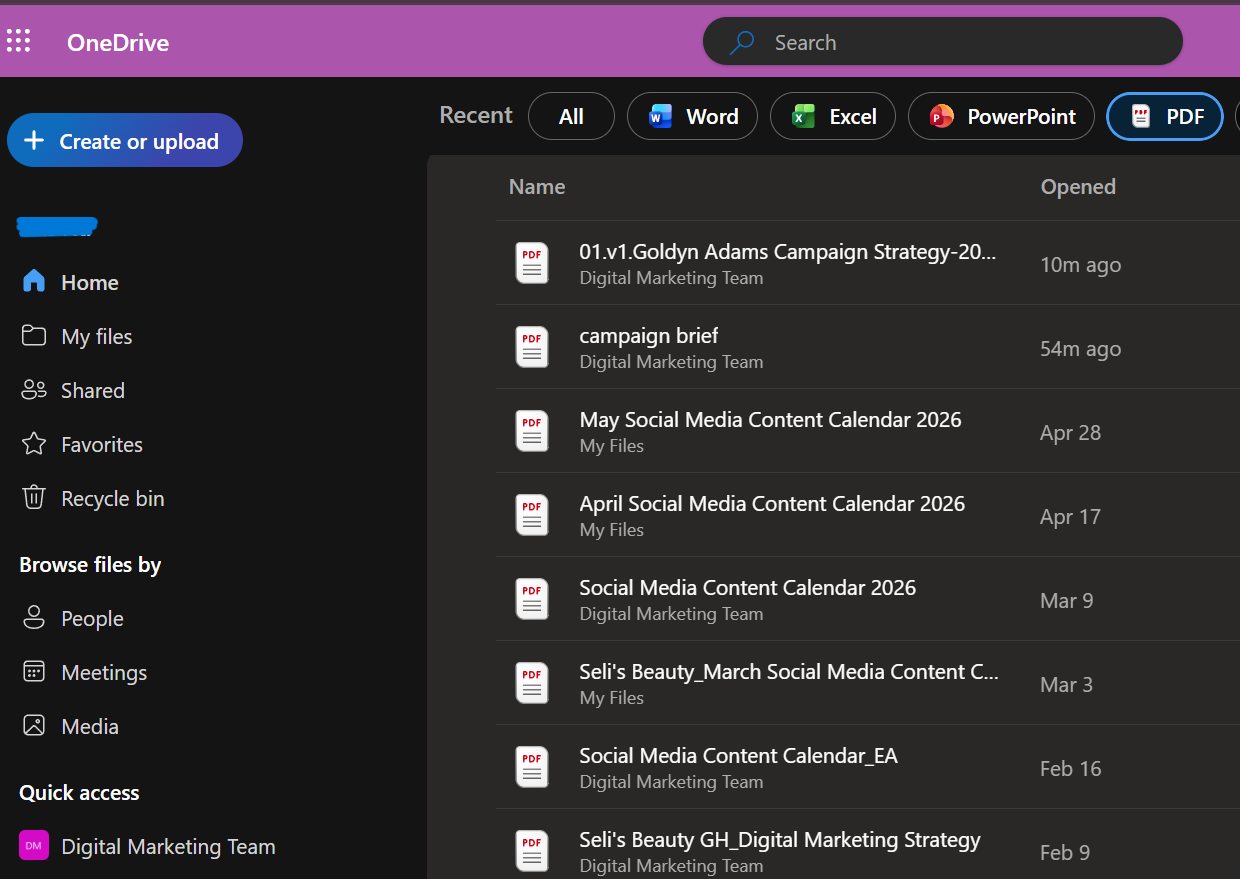 Document management and data entry Microsoft 365 SharePoint, ExecutiveAid Ghana screenshot 4